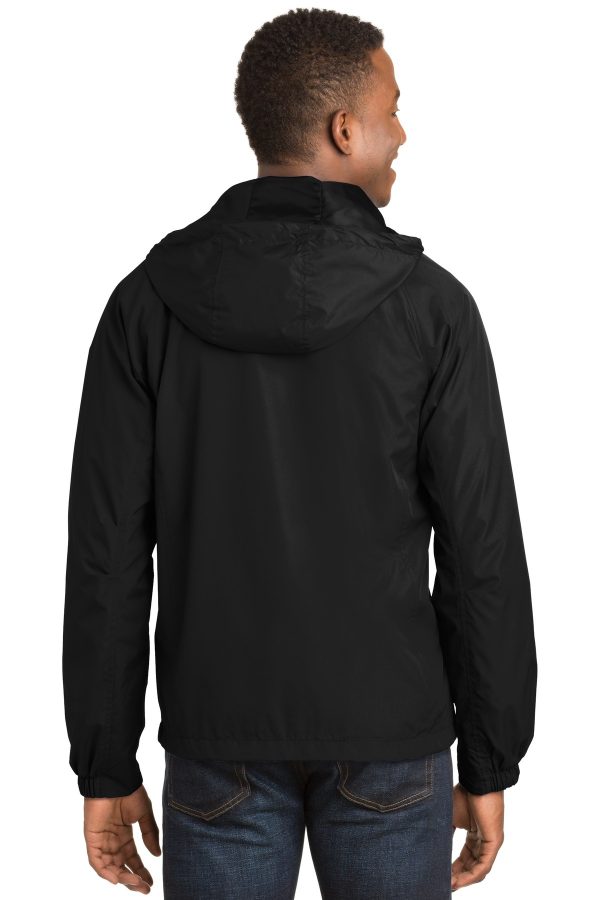 Sport-Tek Hooded Raglan Jacket. JST73 - Image 2