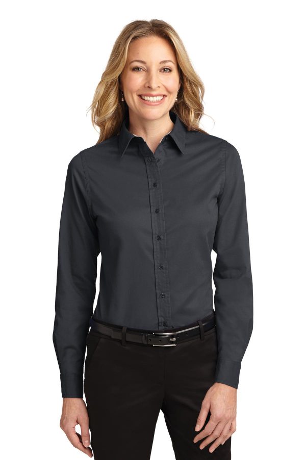 Port Authority Ladies Long Sleeve Easy Care Shirt.  L608 - Image 8