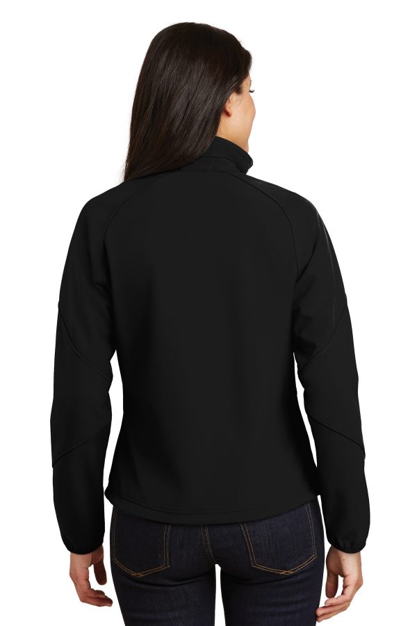 Port Authority Ladies Textured Soft Shell Jacket. L705 - Image 2