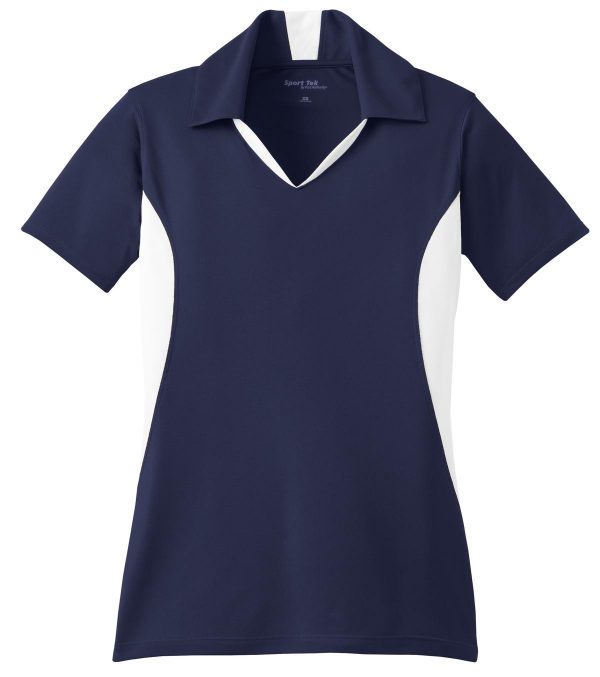 Sport-Tek Ladies Side Blocked Micropique Sport-Wick Polo. LST655 - Image 4