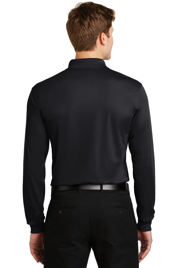 Sport-Tek Long Sleeve Micropique Sport-Wick Polo. ST657 - Image 2