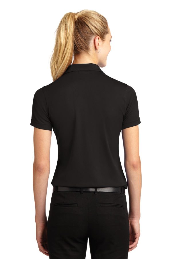 Sport-Tek Ladies Dri-Mesh V-Neck Polo.  L469 - Image 2