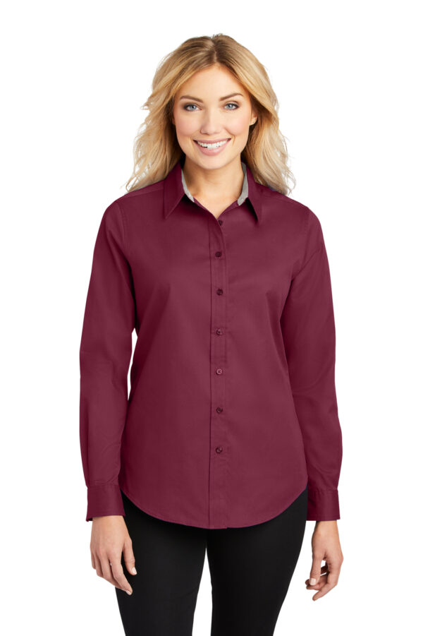 Port Authority Ladies Long Sleeve Easy Care Shirt.  L608 - Image 5