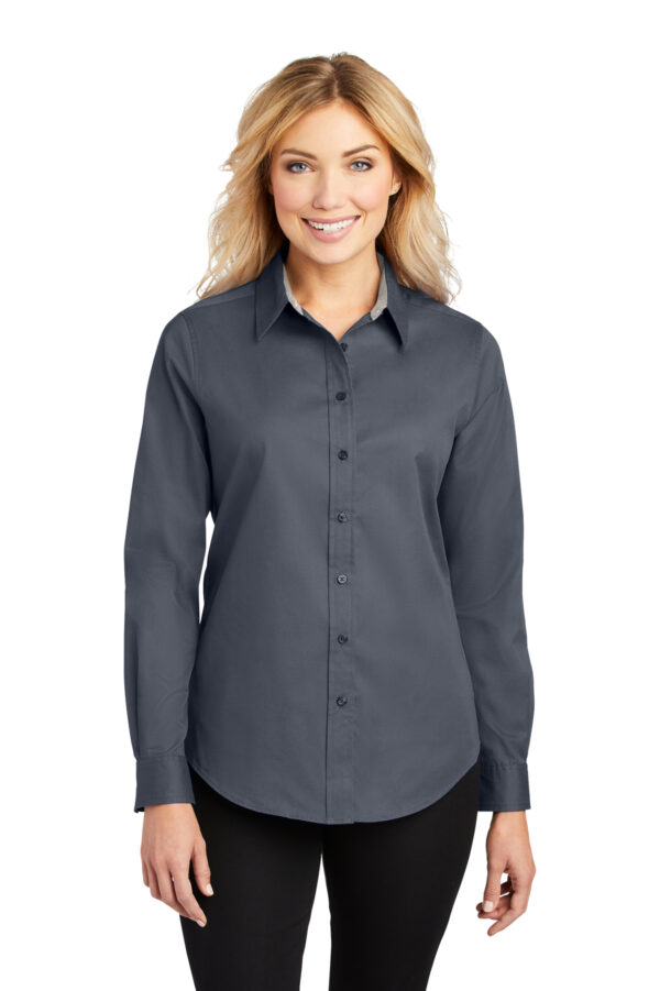 Port Authority Ladies Long Sleeve Easy Care Shirt.  L608 - Image 4